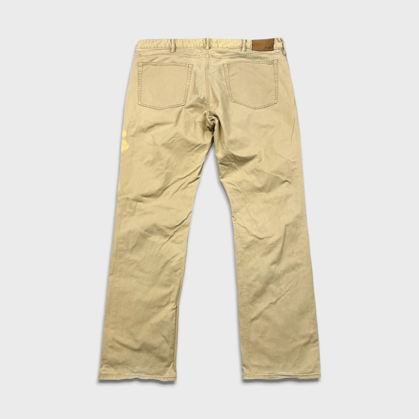 Polo Ralph Lauren × Ralph Lauren × Vintage Polo Ralph Lauren Pants 38x32 Straight Leg Chino Trousers Size US 38 / EU 54 - 5 Thumbnail