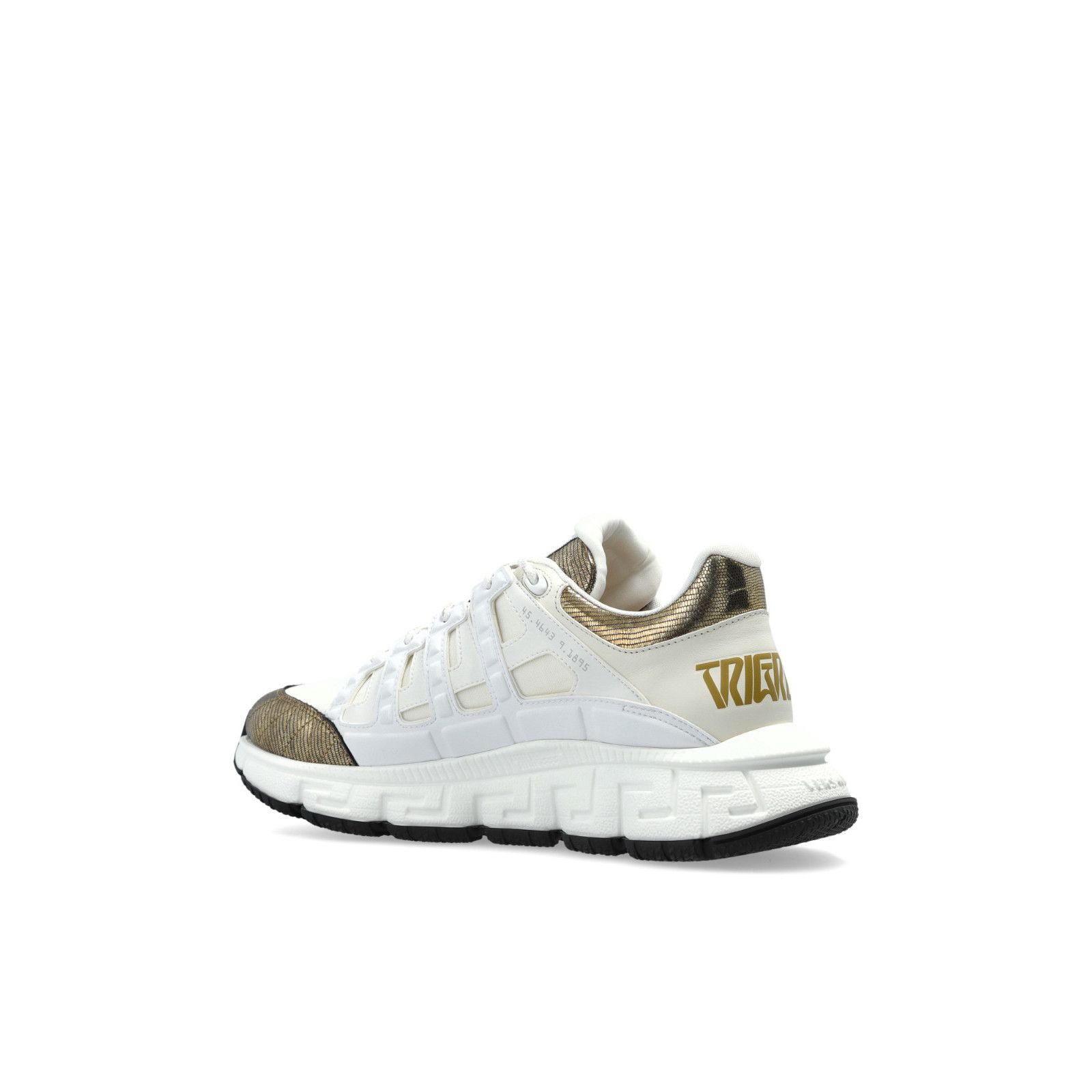 Versace VERSACE Trigreca White Leather Sneakers New And Authentic (M Size US 9 / EU 42 - 3 Thumbnail