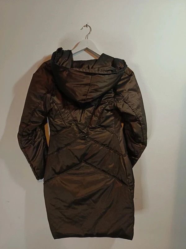 Ermanno Scervino ERMANNO SCERVINO BROWN LEATHER AND REAL FUR FOX/GOAT JACKET Size US L / EU 52-54 / 3 - 4 Thumbnail