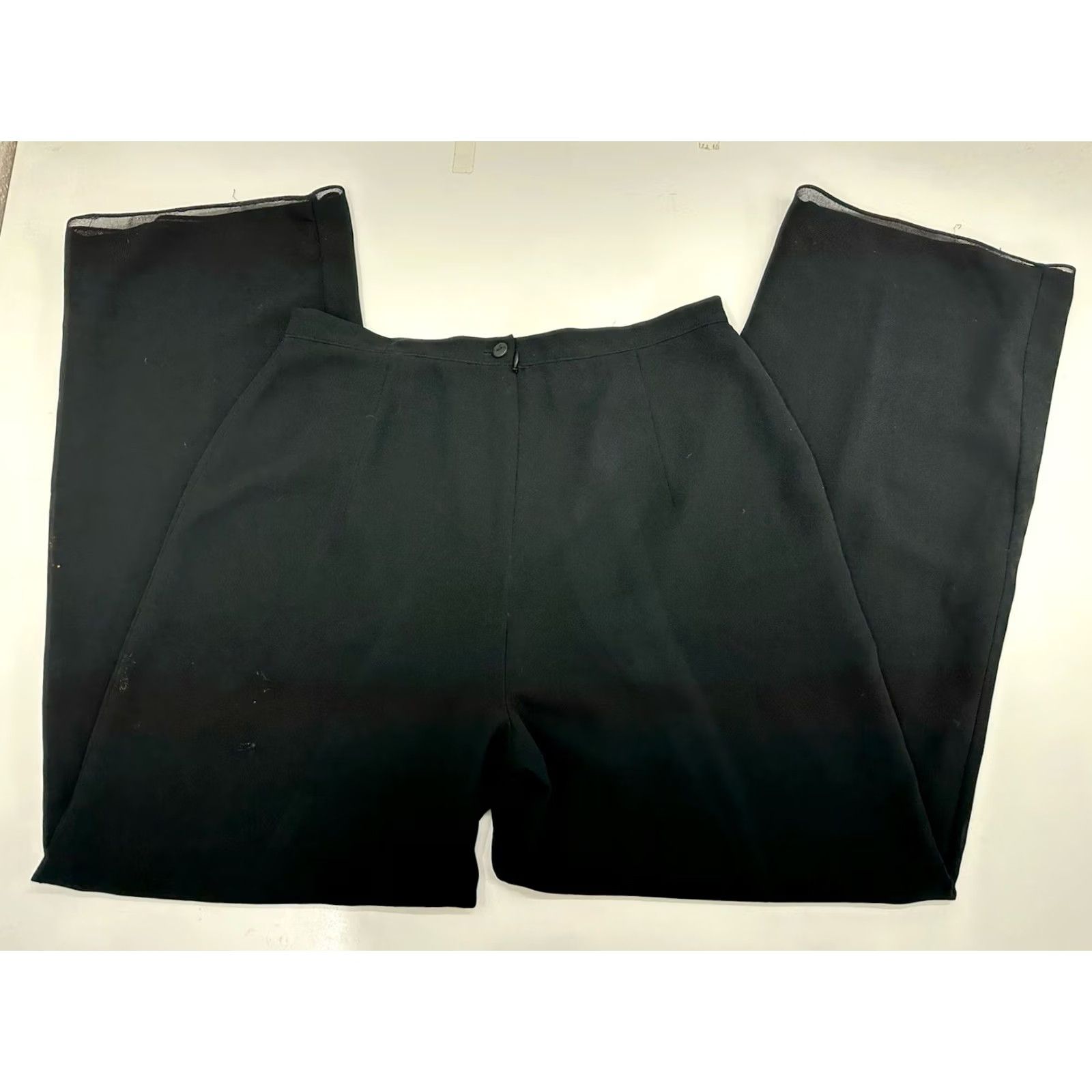 Vintage VINTAGE JS Collections Womens Dress Pants Size 16 Black Lined Pants Dress Pants Womens 16 Black Fall Spring Summer Winter Navy? Size 38" / US 16 / IT 52 - 4 Thumbnail