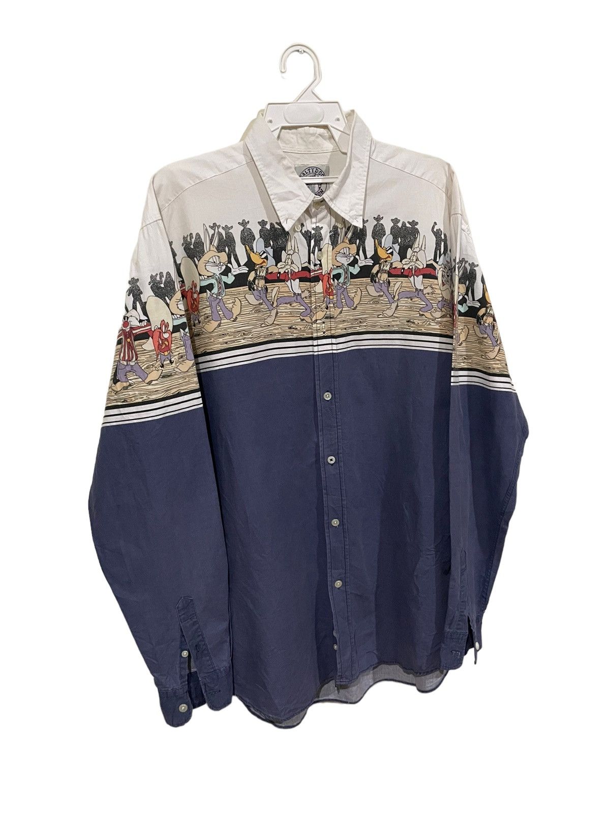 Cowboy Equipment Rare🔥Salty Dog Bugs Bunny & Friends Character Vintage Shirt Size US XL / EU 56 / 4 - 2 Thumbnail