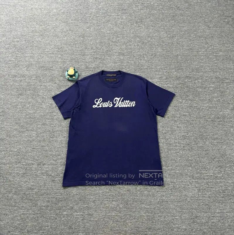 Louis Vuitton Louis Vuitton Blue Cotton Men's T-Shirt . Size US M / EU 48-50 / 2 - 1 Thumbnail