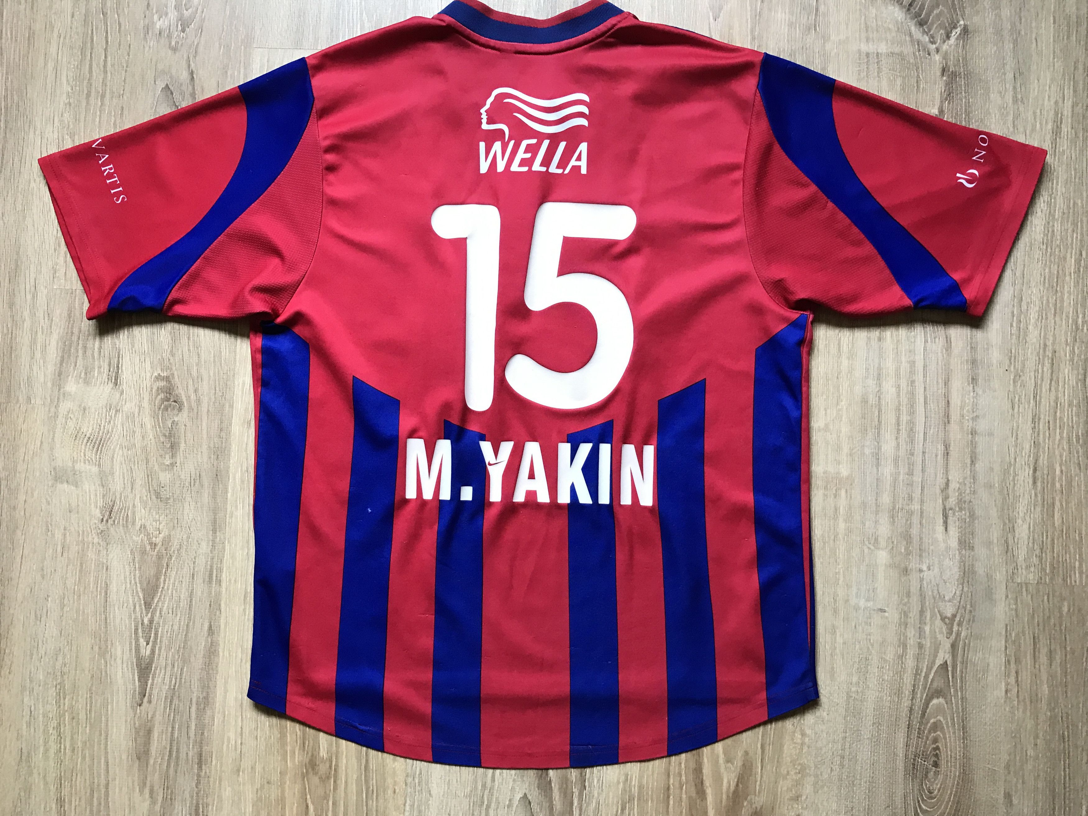 Nike × Vintage Vintage Nike Basel Football Shirt #15 M. Yakin 2001-2002 Size US L / EU 52-54 / 3 - 2 Thumbnail