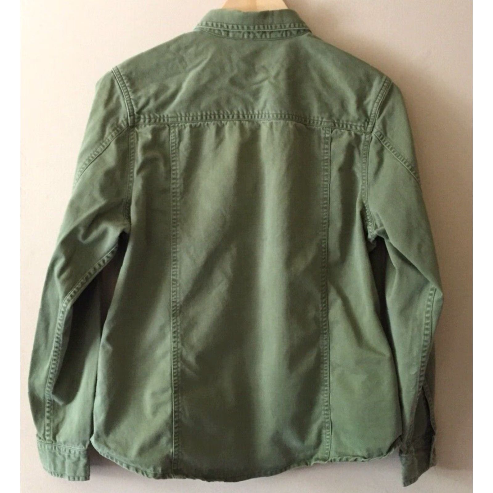 Vintage Copper Key Women’s Button Up Size L Green Long Sleeve Work Shirt Size L / US 10 / IT 46 - 3 Thumbnail
