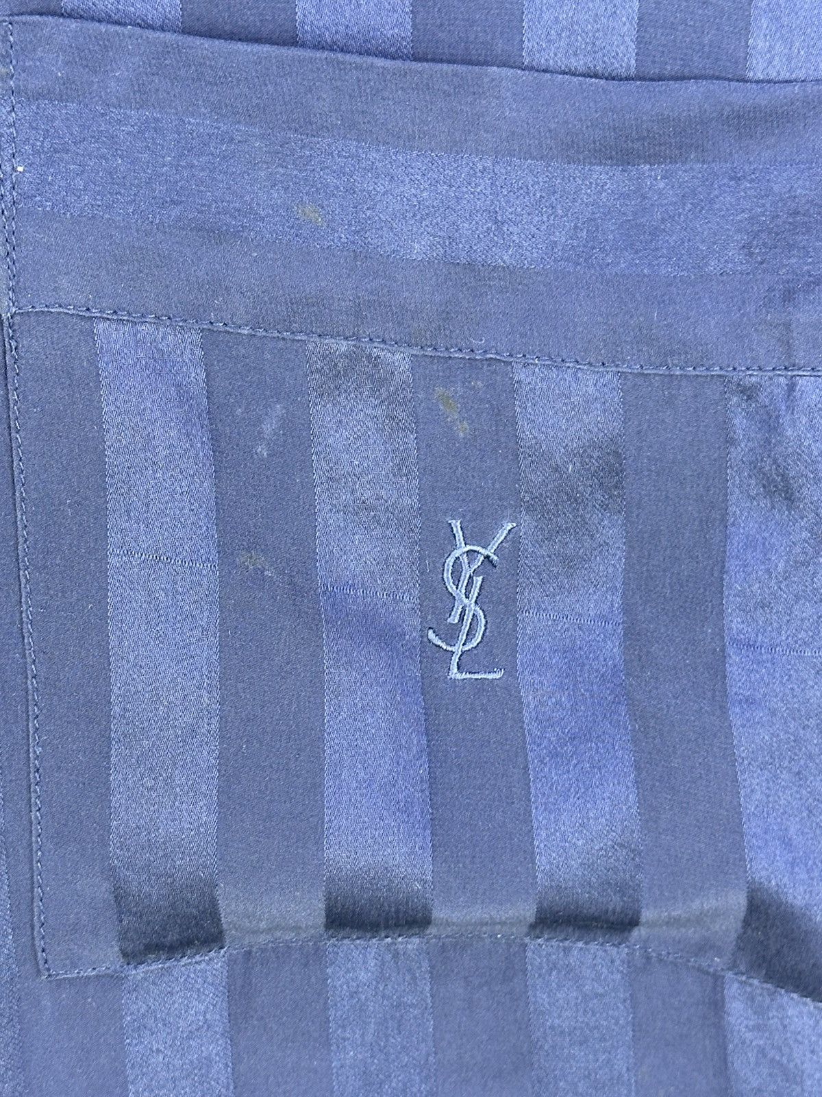Yves Saint Laurent Yves Saint Laurent YSL Silk Pyjama Shirt Size US L / EU 52-54 / 3 - 3 Thumbnail