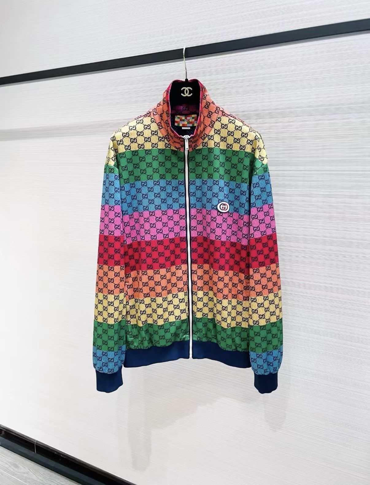 Gucci Gucci Classic Rainbow Candy Color Zip-Up Jacket J33 Size US M / EU 48-50 / 2 - 1 Thumbnail