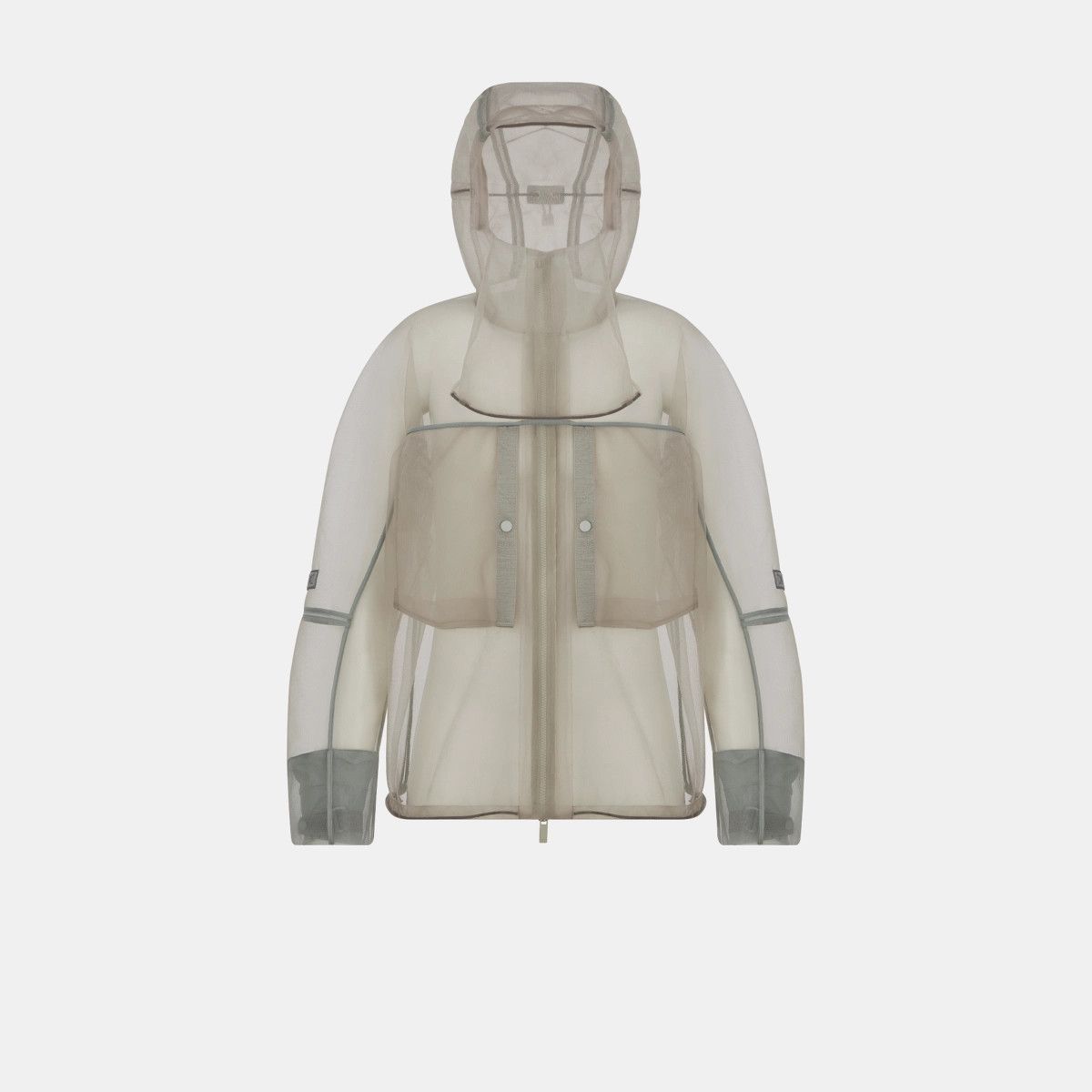 Dior o1bcso1str1224 Hooded Parka in Grey Size US M / EU 48-50 / 2 - 1 Thumbnail