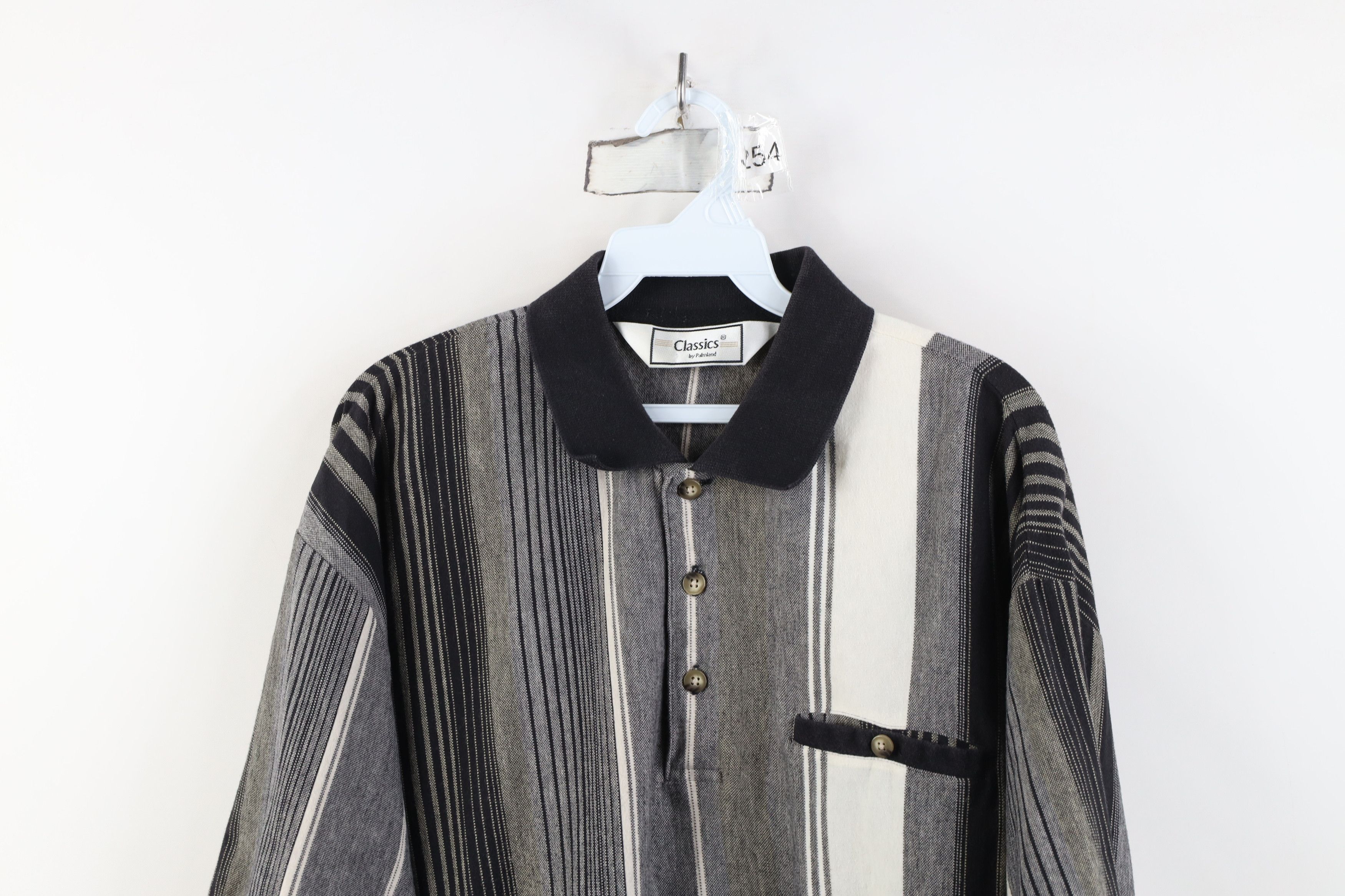 Vintage Vintage 90s Streetwear Panel Collared Pullover Polo Shirt Size US XL / EU 56 / 4 - 2 Thumbnail