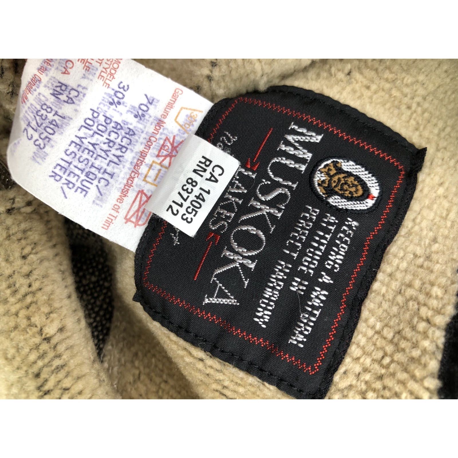 Vintage MUSKOKA LAKES Embroidered BUCK Hunting Fleece Mens XL Shirt Jacket - EXCELLENT Size US XL / EU 56 / 4 - 7 Thumbnail