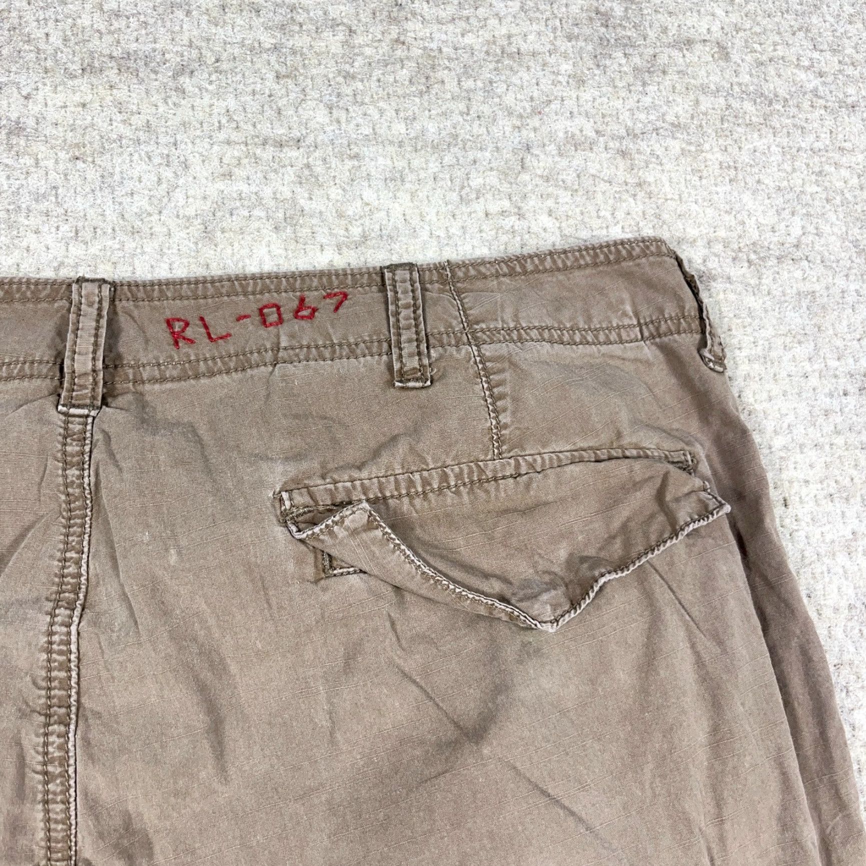 Polo Ralph Lauren VINTAGE Polo Ralph Lauren Cargo Pants Men 36x30 Brown Paratropper Military RL 67 Size US M / EU 48-50 / 2 - 6 Thumbnail