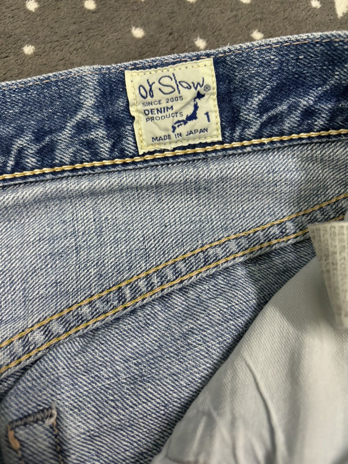 Orslow Vintage Y2K Orslow Selvedge Blue Faded Straight Leg Jeans Size US 28 / EU 44 - 22 Thumbnail