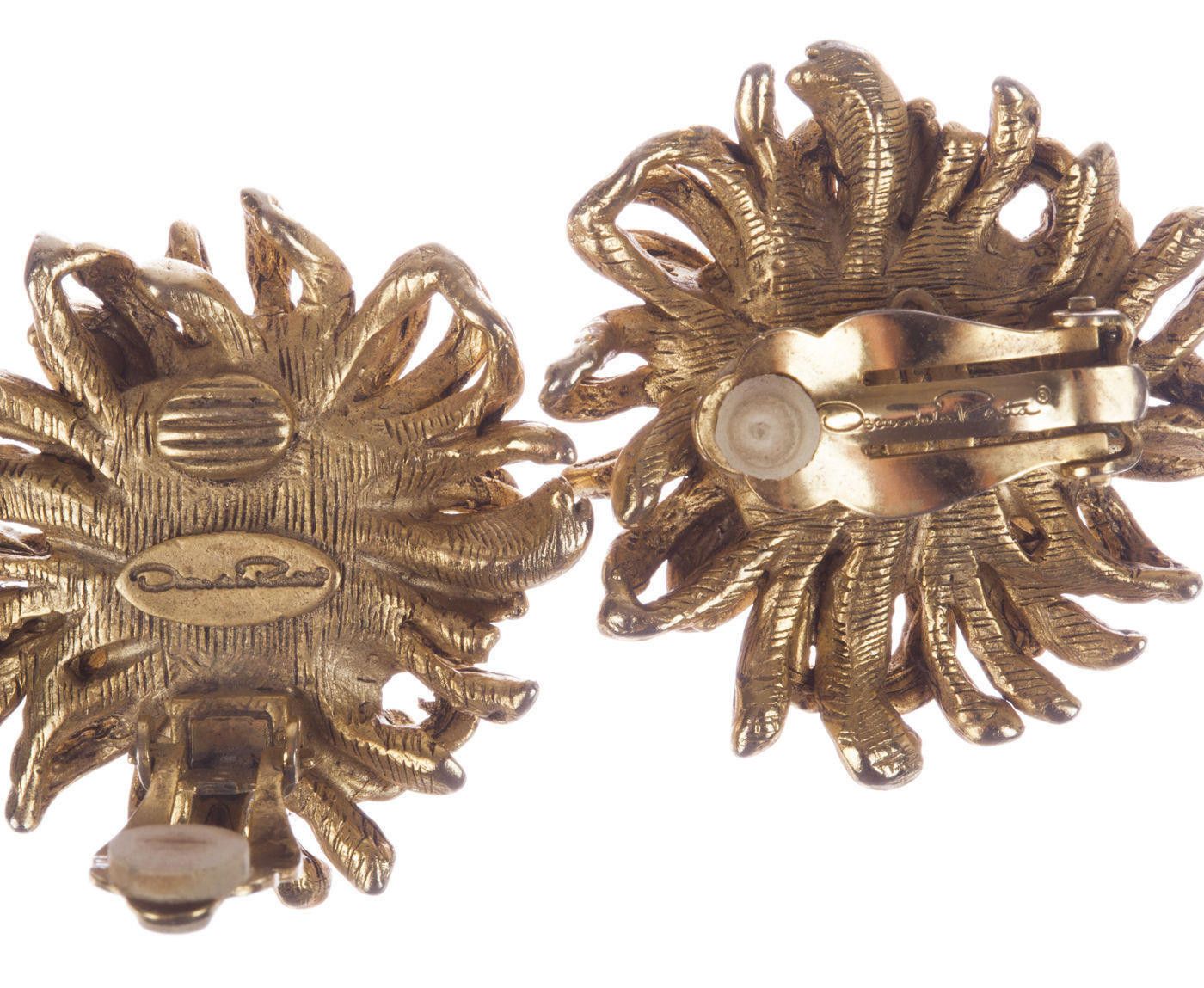 Oscar De La Renta Oscar de la Renta Sunburst Earrings Size ONE SIZE - 5 Thumbnail