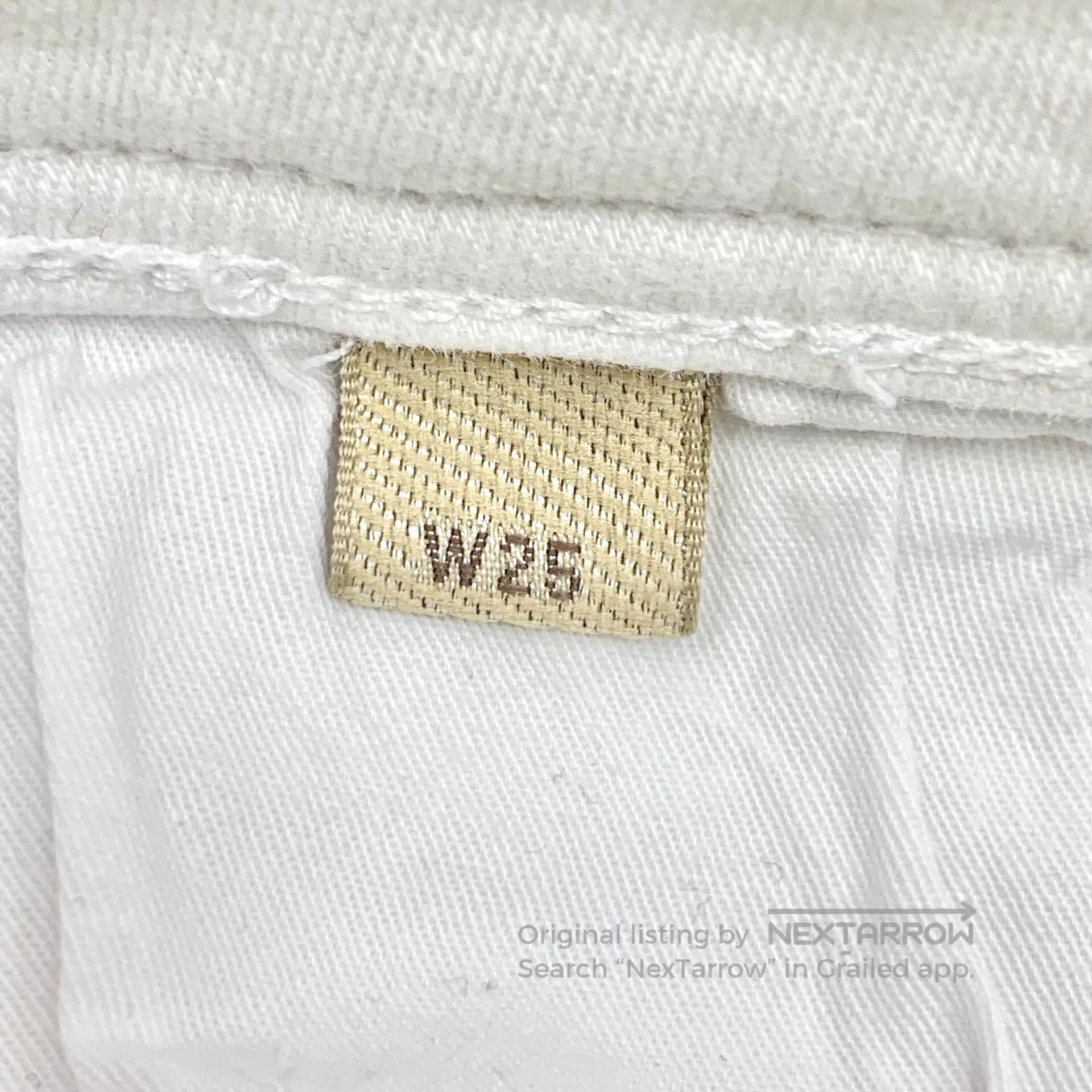 Burberry Burberry White cotton casual denim long pants| Size 25" / US 0 / IT 36 - 8 Thumbnail