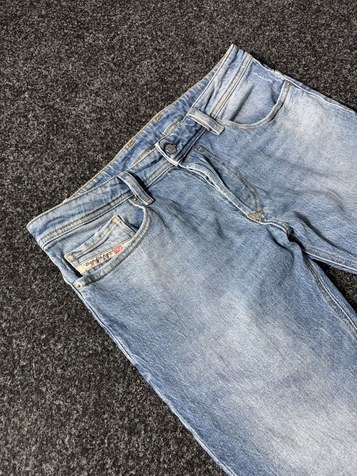 Diesel × If Six Was Nine × Vintage Vintage 90s Y2K Diesel Industry Jeans baggy pants Size US 33 - 6 Thumbnail