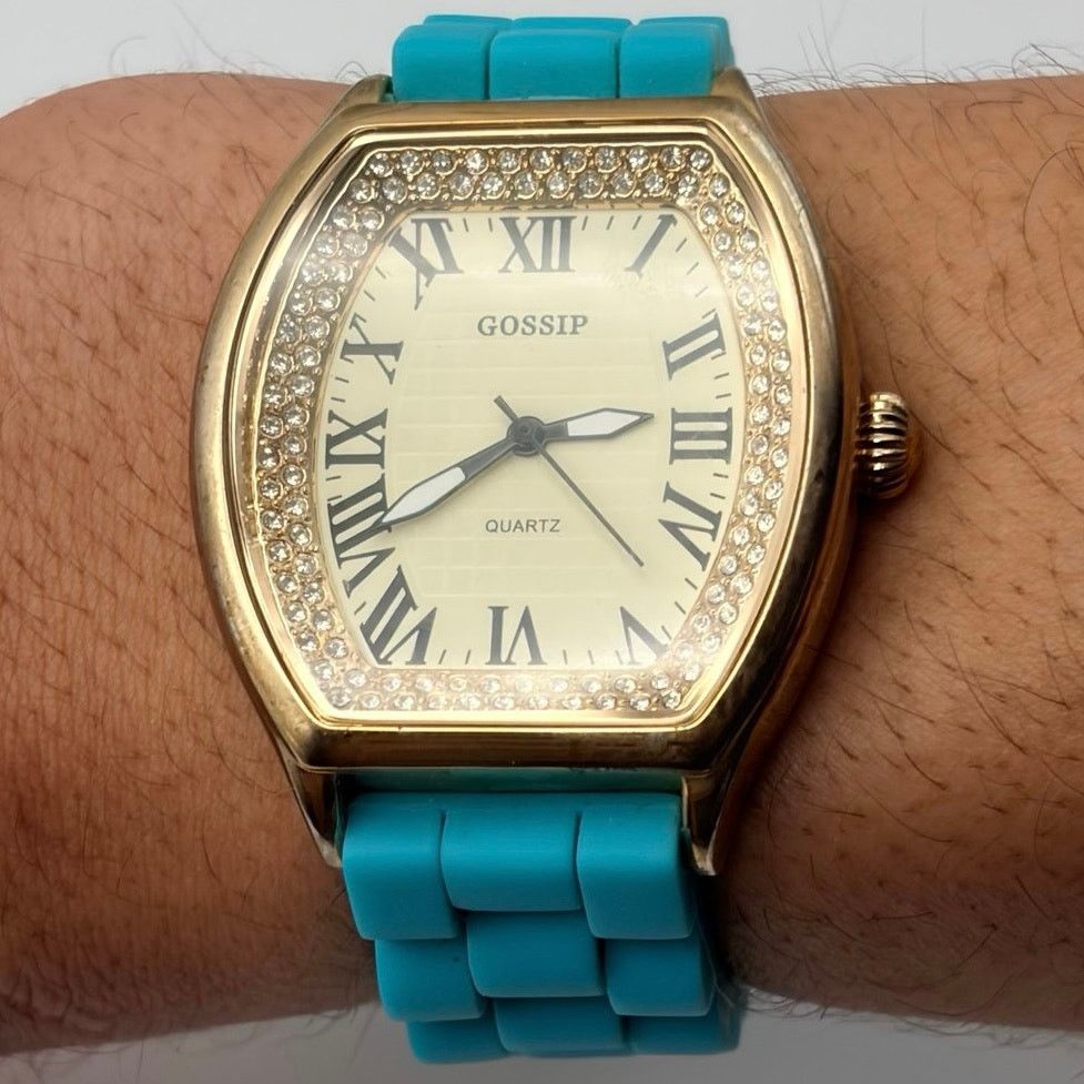 Other Gold & Blue Gossip Watch Size ONE SIZE - 2 Thumbnail