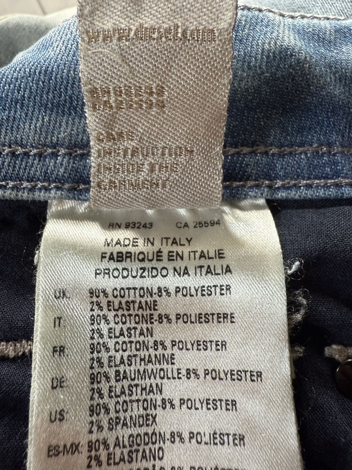 Diesel × Vintage 2000s Diesel Narrot Dr-Ne Denim Hybrid Sweatpants Size US 31 - 21 Thumbnail