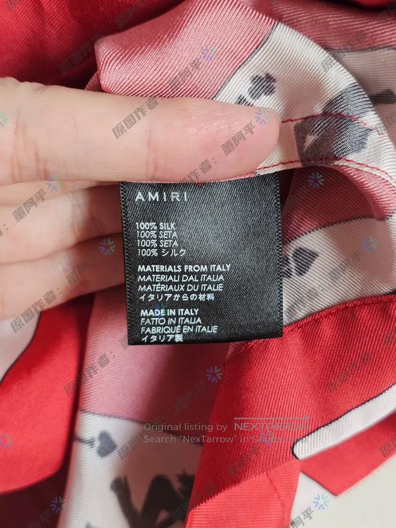 Amiri Amiri Dancer Playing Cards Short Sleeve Shirt Size US S / EU 44-46 / 1 - 5 Thumbnail