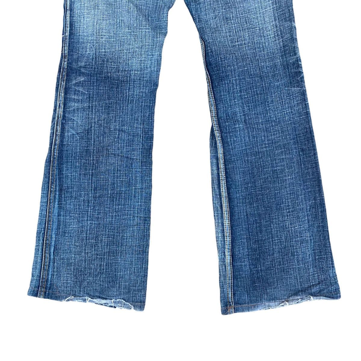 Japanese Brand × Vintage Flare Jeans De Art Distressed Multi Pocket TFOA HIROSHI Size US 34 / EU 50 - 12 Thumbnail