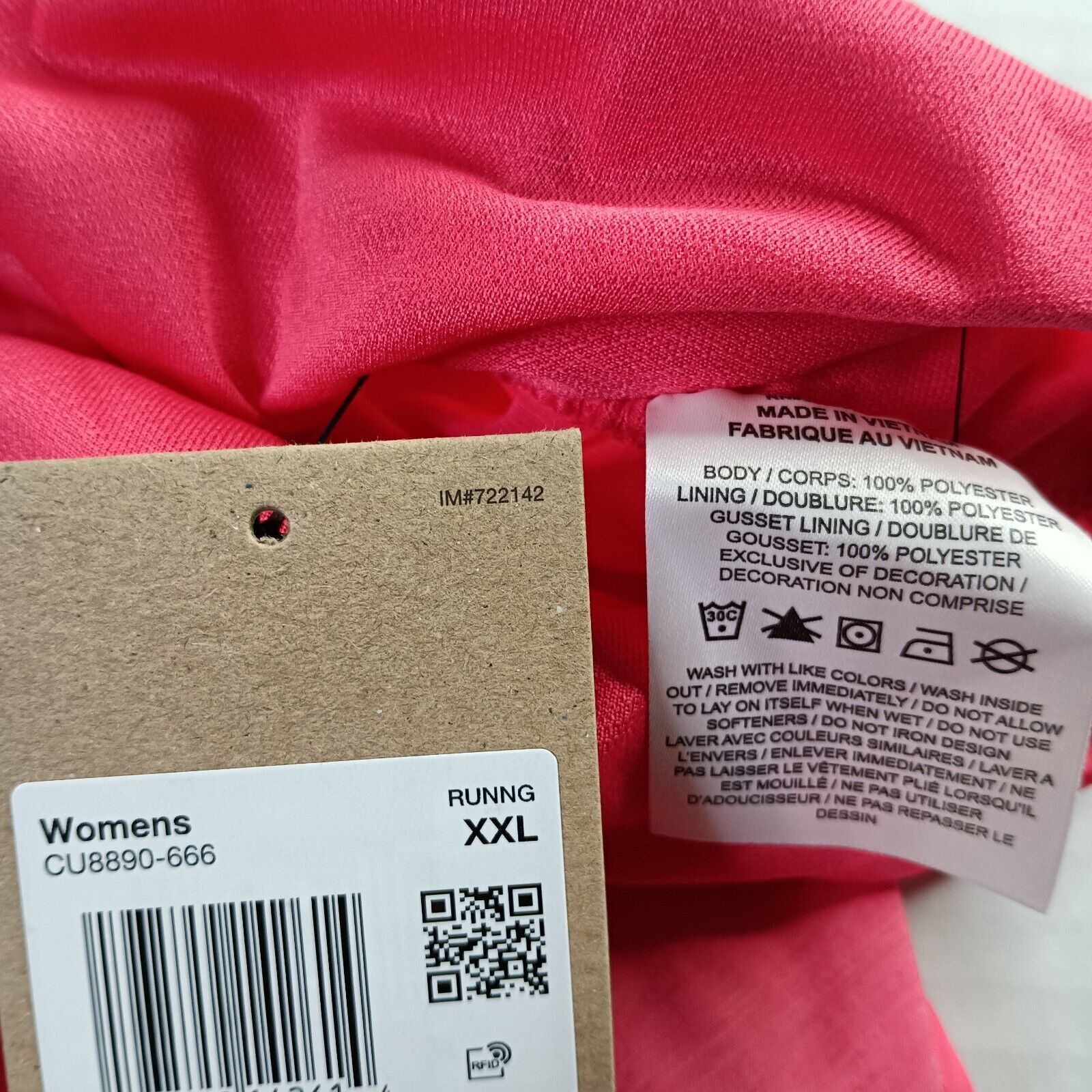 Nike Nike Women's Tempo Pink Brief Lined Running Shorts Size 2XL Size 36" / US 14 / IT 50 - 4 Thumbnail