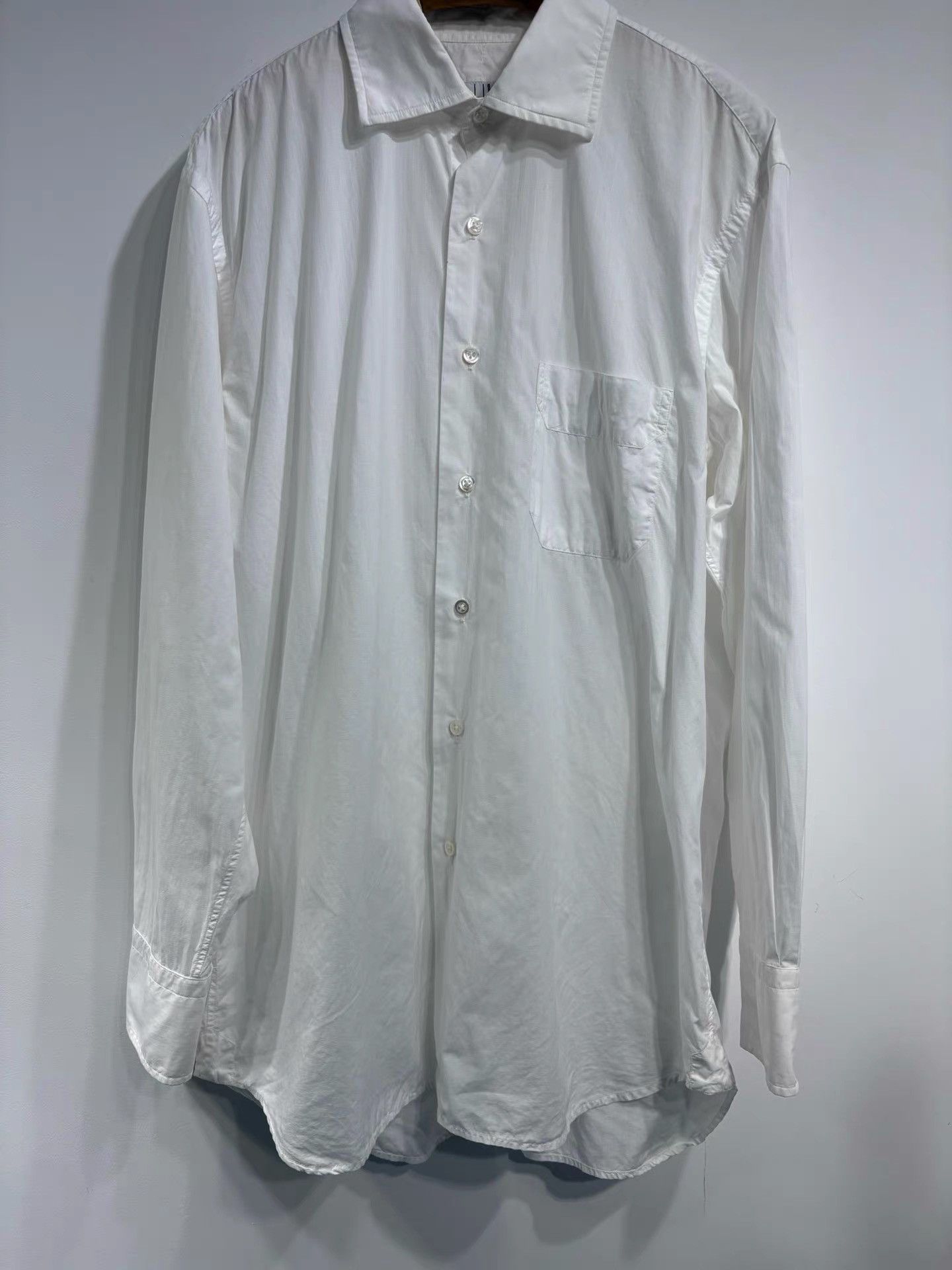 Alfred Dunhill dunhill Genuine Men's White Shirt K29 Size US XS / EU 42 / 0 - 1 Thumbnail