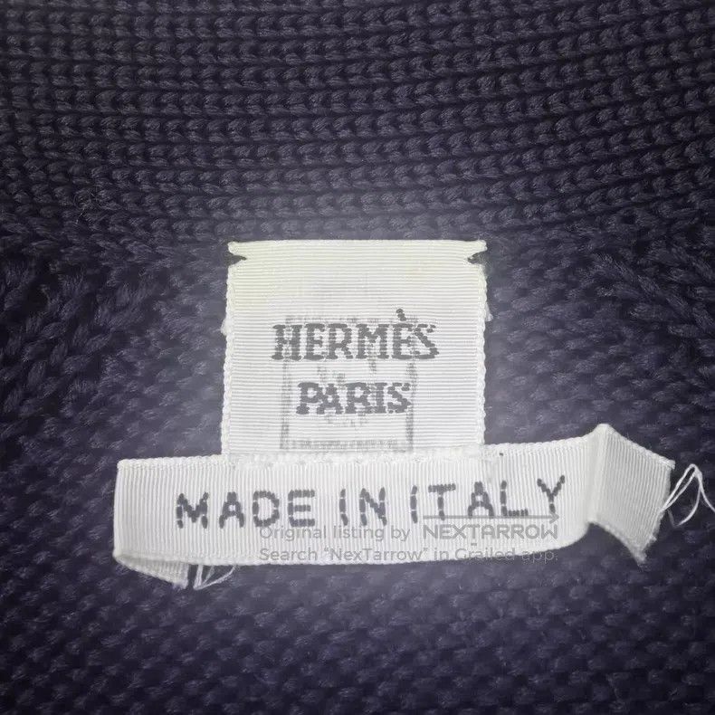 Hermes Hermes Dark Blue Mid-Length Open Cardigan Size XS / US 0-2 / IT 36-38 - 5 Thumbnail