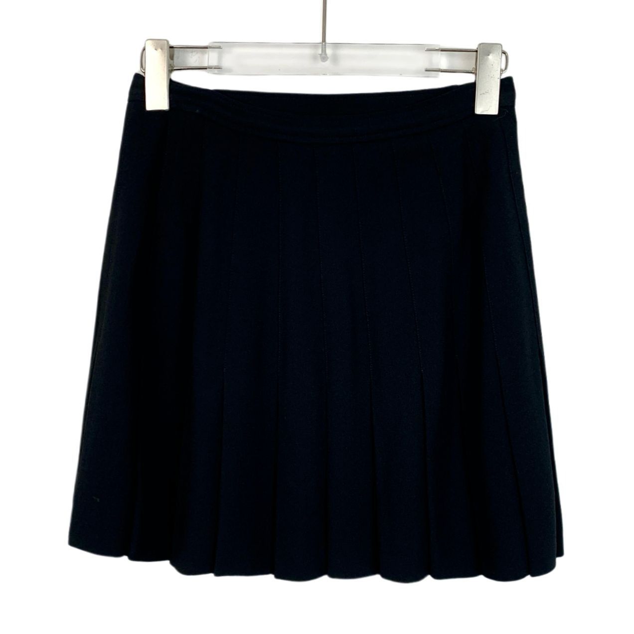 Christian Dior Monsieur Christian Dior Black Side Button Pleated Casual Skirt Size 3 Size 34" / US 12 / IT 48 - 7 Thumbnail