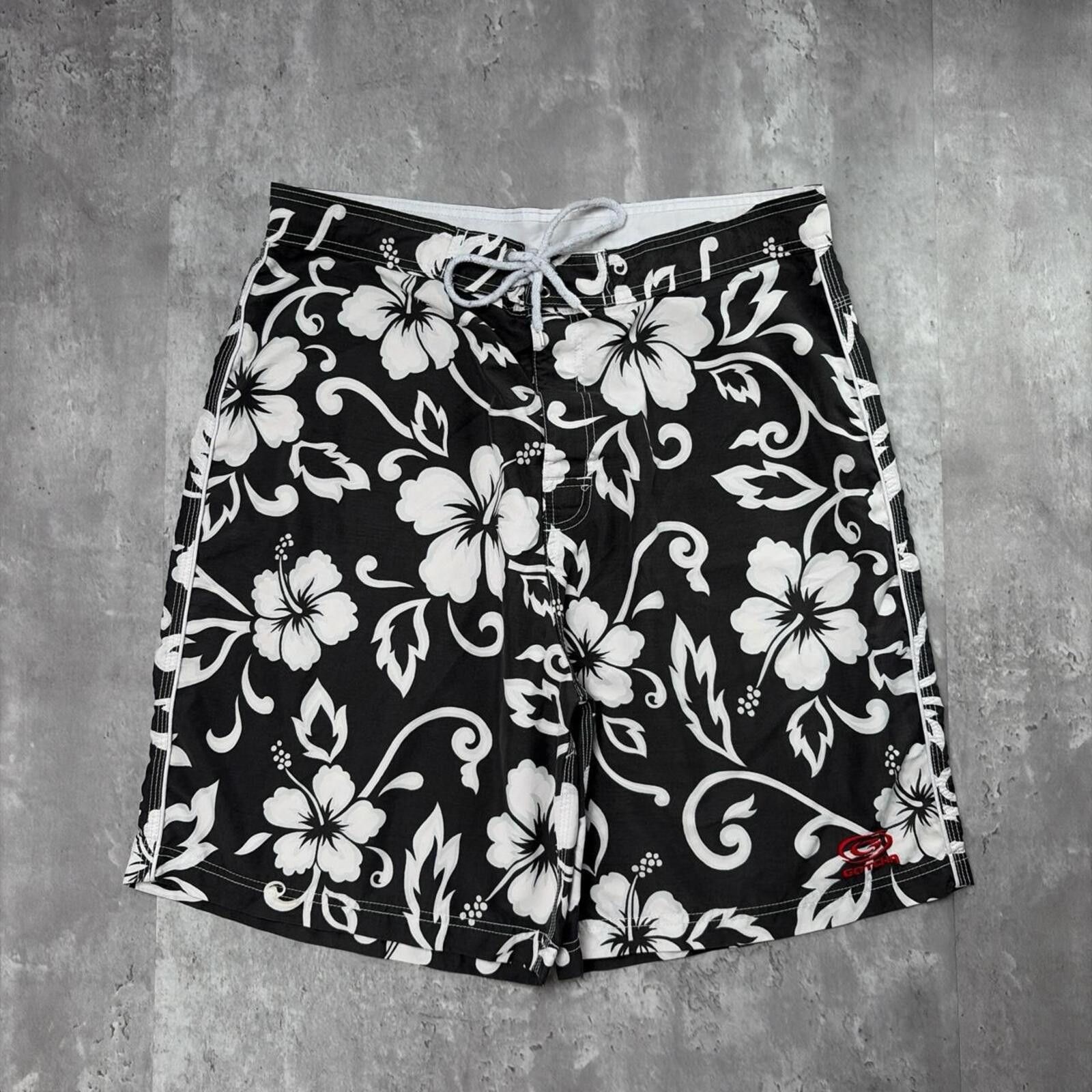 Gotcha Vintage Gotcha Surf Grunge Floral Hawaii Baggy Board Shorts Size US 36 / EU 52 - 1 Thumbnail
