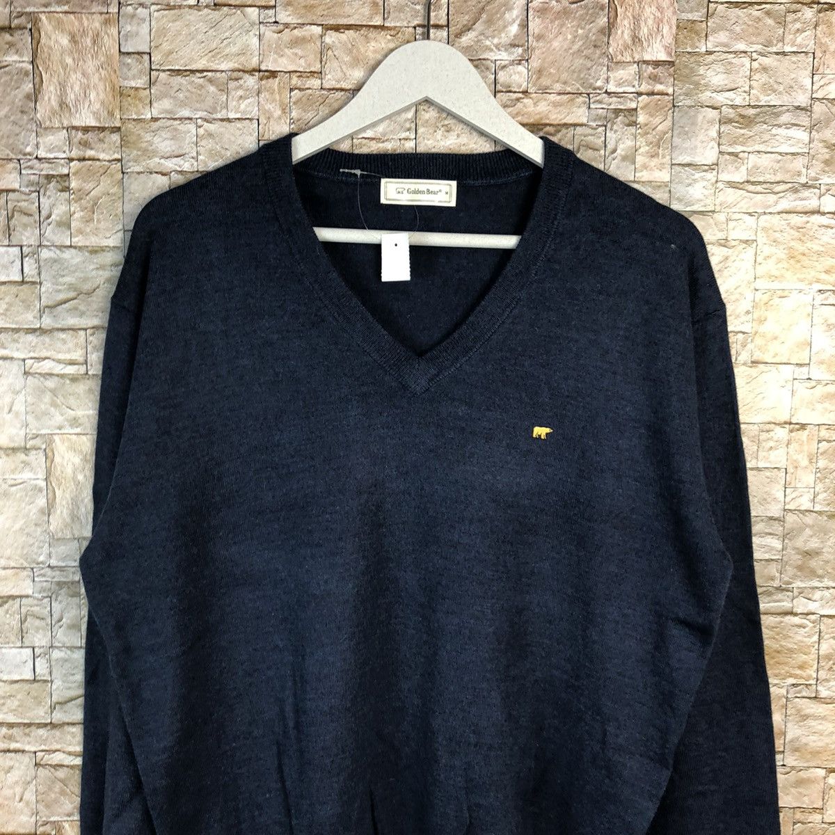 Golden Bear × Homespun Knitwear × Vintage Golden Bear vintage Dark Blue Knitwear #A848 Size US M / EU 48-50 / 2 - 5 Thumbnail