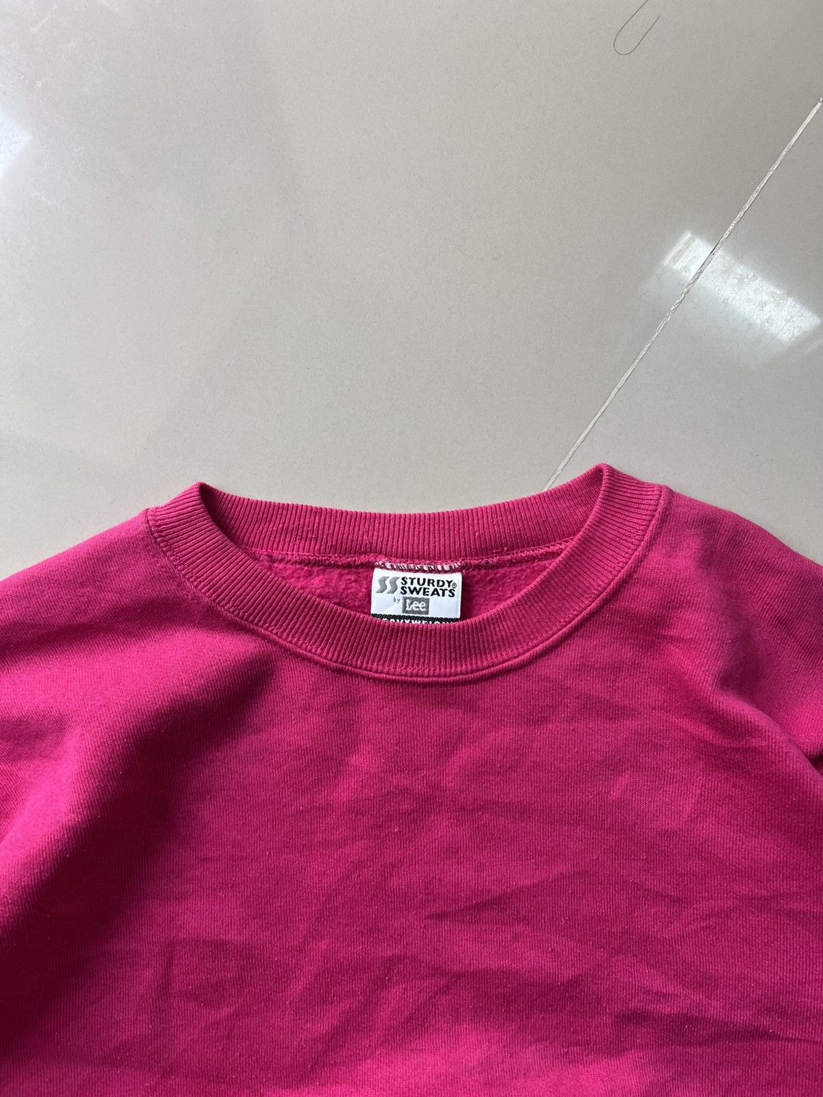 Lee Vintage Lee Pink Blank Crewneck Size US L / EU 52-54 / 3 - 2 Thumbnail