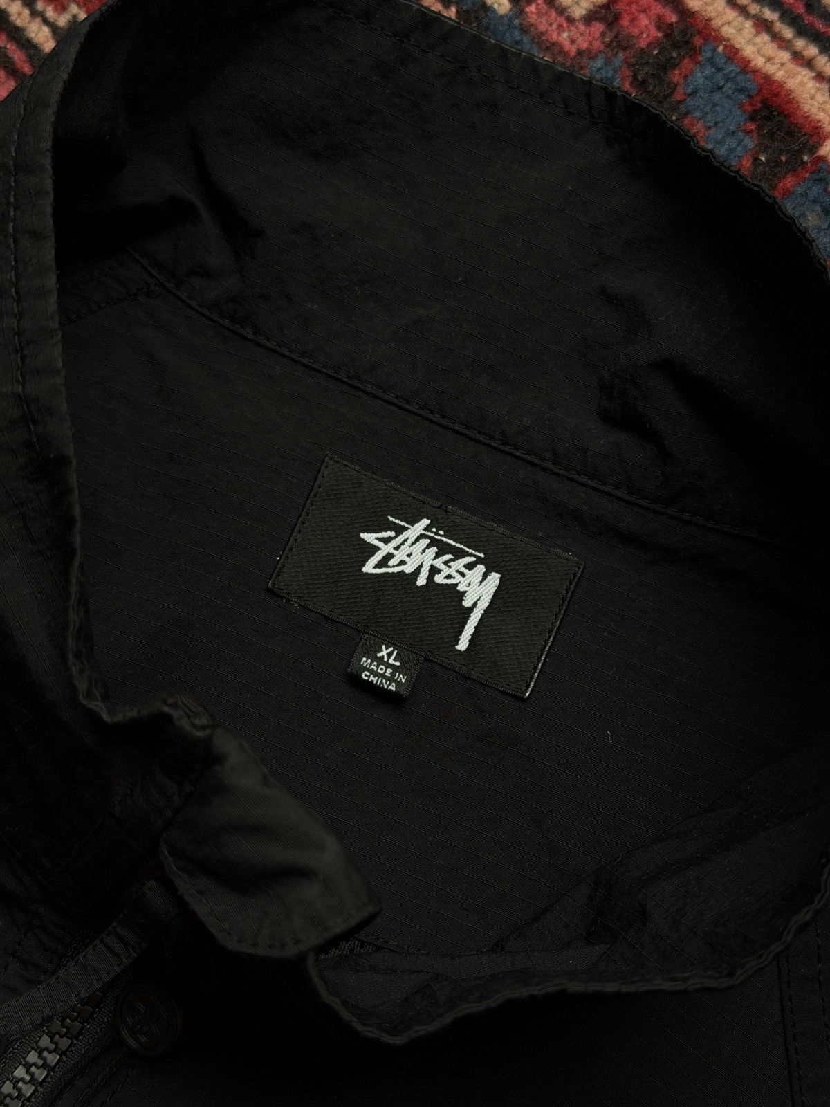 Stussy Stussy Warm-Up Jacket - Black Size US XL / EU 56 / 4 - 4 Thumbnail