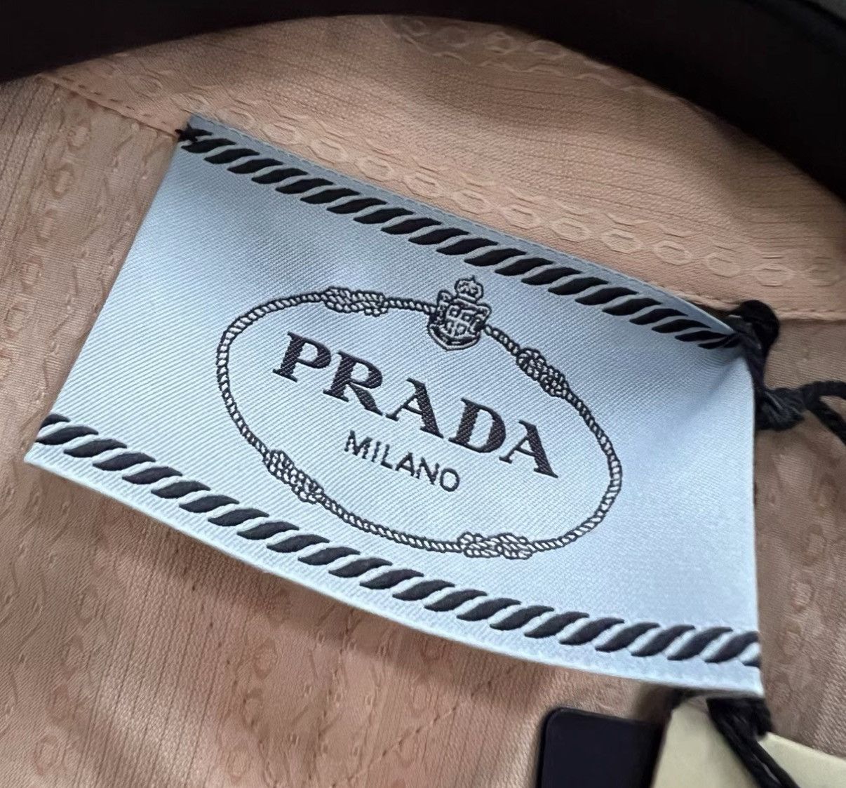 Prada Prada Pink Striped Embroidered Dress J41 Size XS / US 0-2 / IT 36-38 - 3 Thumbnail