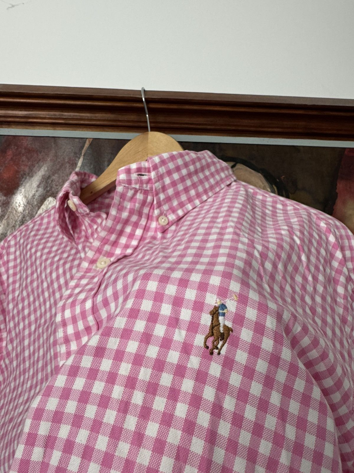 Ralph Lauren Polo Ralph Lauren Pink Checkered Button Up Shirt Casual Size US XXL / EU 58 / 5 - 2 Thumbnail
