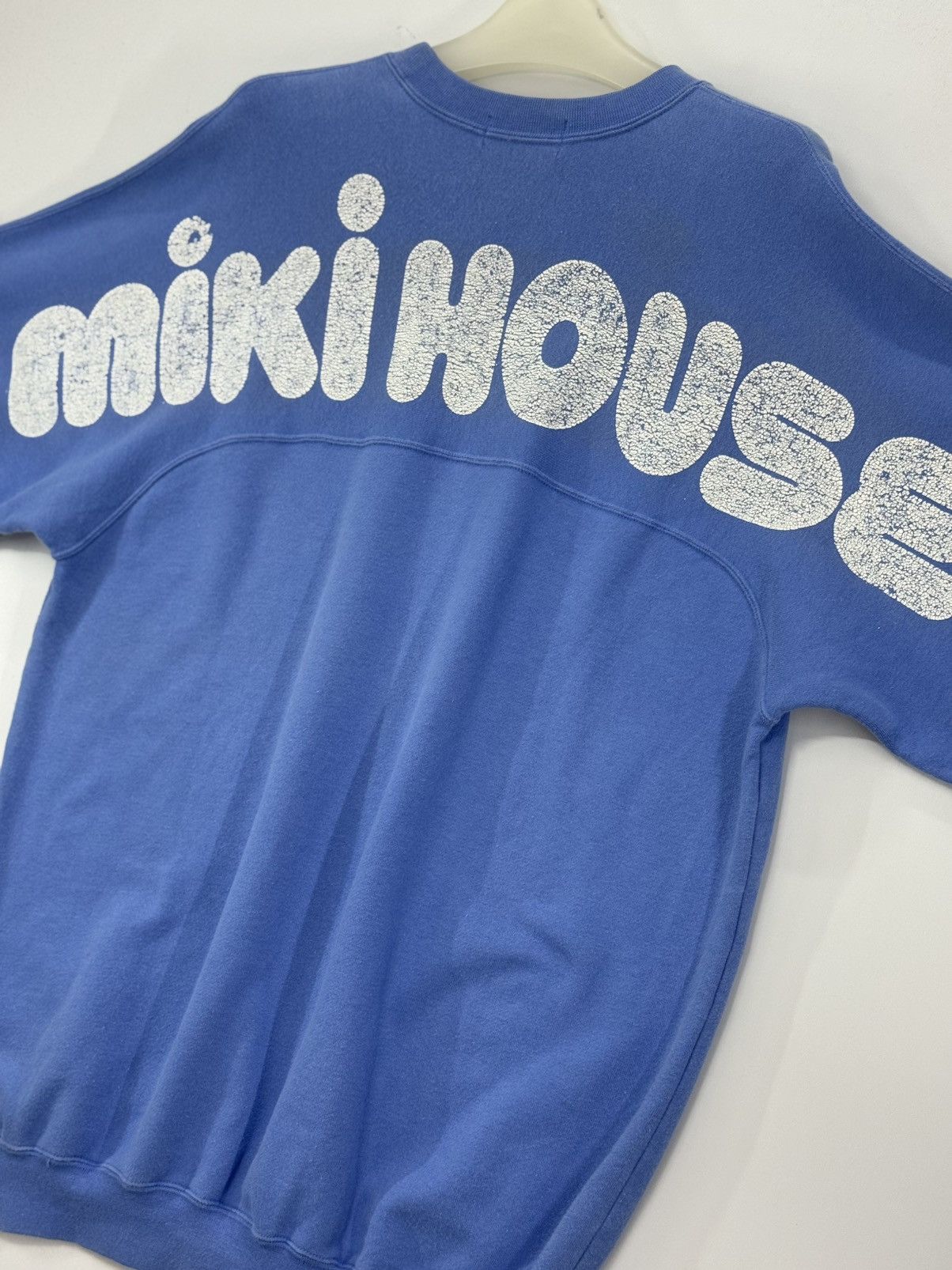 Vintage 🔥 90's Miki House big Spellout Raglen Sleeves Sweatshirt - L Size US L / EU 52-54 / 3 - 12 Thumbnail