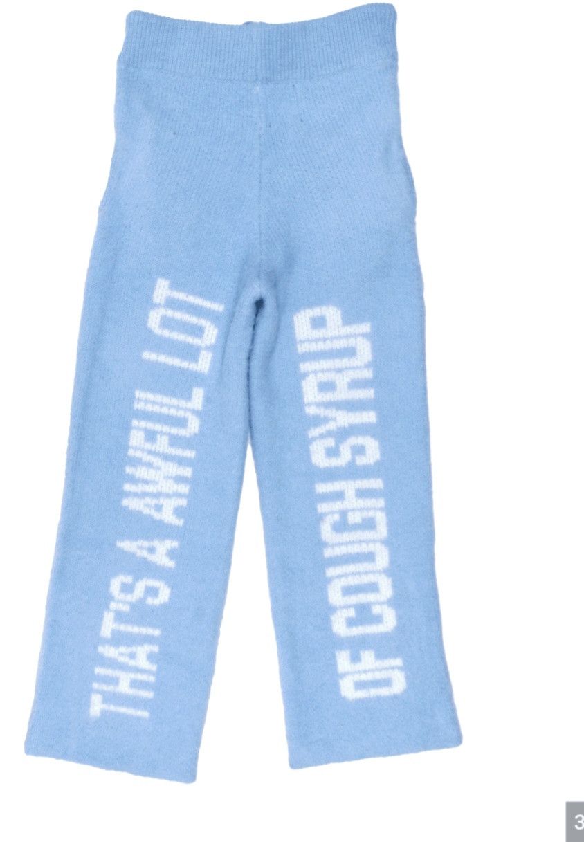 Awful Lot of Cough Syrup AWFUL LOT OF COUGH SYRUP LT BLUE MOHAIR PANT XL reg $250 Size US 36 / EU 52 - 6 Thumbnail