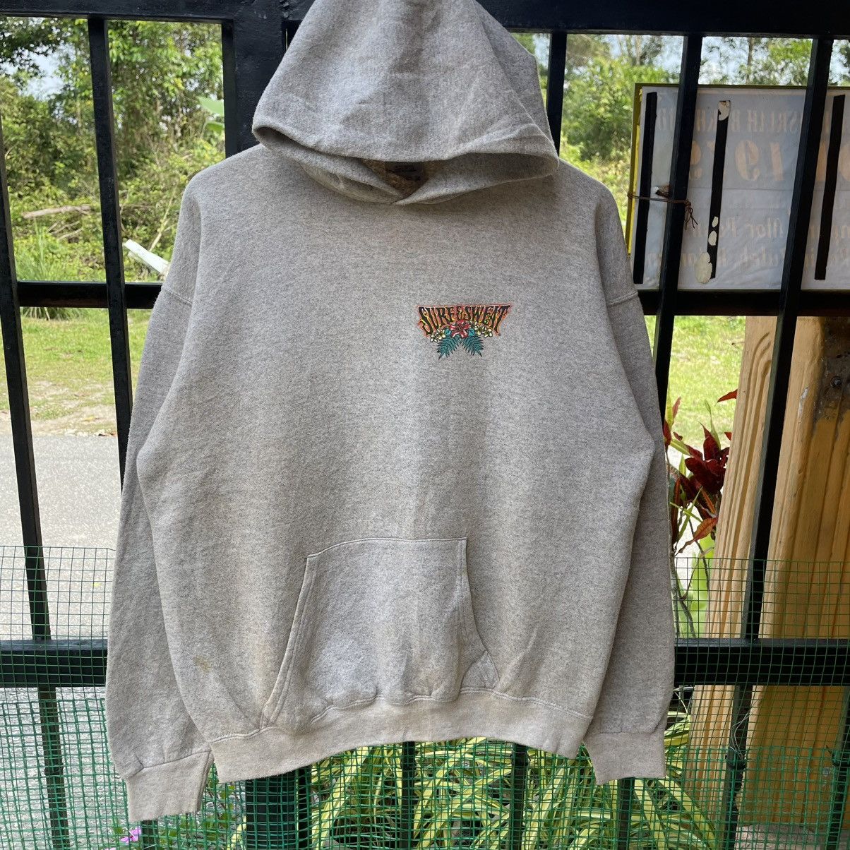 Vintage 🔥Vintage 1994 Surf And Sweat Big Wave Groovy Pullover Hoodie Size US M / EU 48-50 / 2 - 7 Thumbnail