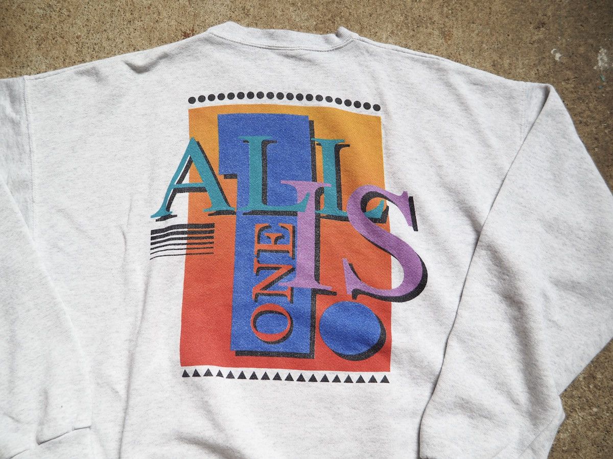 Hard Rock Cafe Hard Rock Cafe "All Is One" 1990 vintage crewneck sweatshirt Size US XL / EU 56 / 4 - 3 Thumbnail