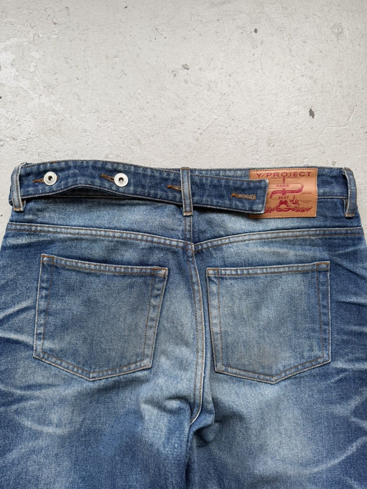 Y/Project Y Project Blue Lazy Denim Size US 32 / EU 48 - 6 Thumbnail
