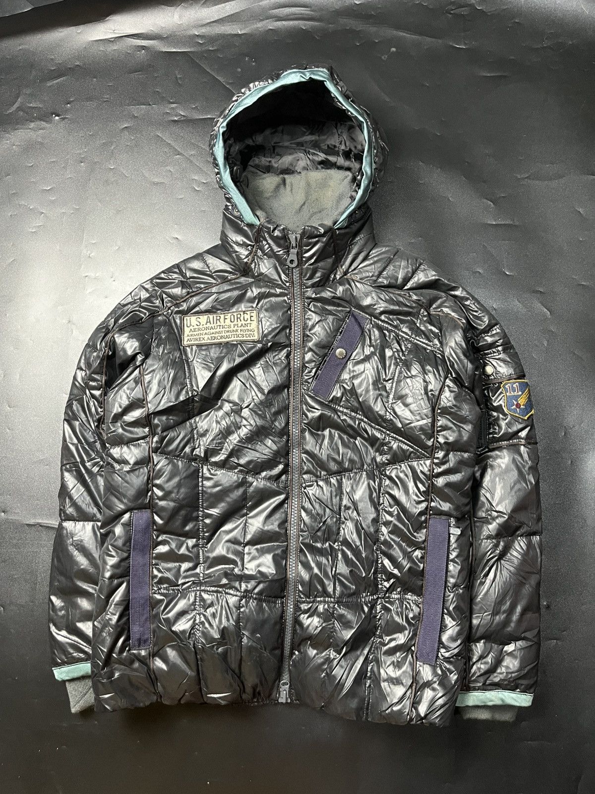 Avirex × Le Grande Bleu (L.G.B.) × Vintage VINTAGE AVIREX CRAZY PUFFER JACKET Size US M / EU 48-50 / 2 - 1 Thumbnail