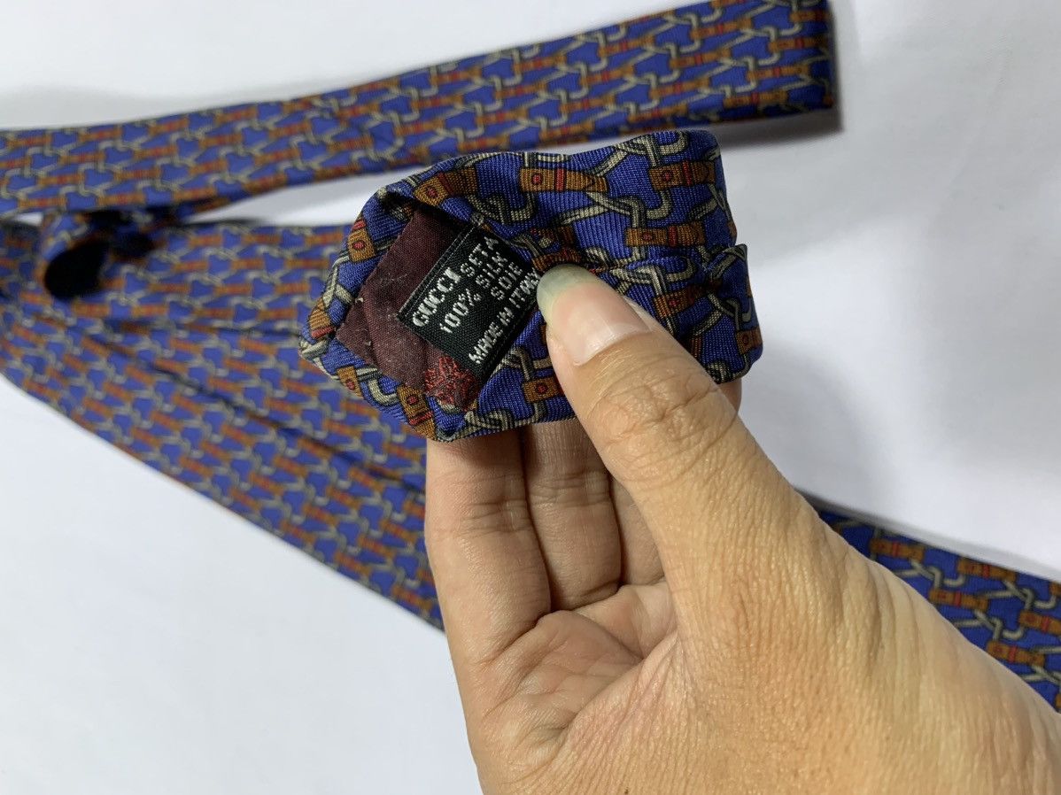 Gucci Gucci slik Monogram Tie Size ONE SIZE - 5 Thumbnail