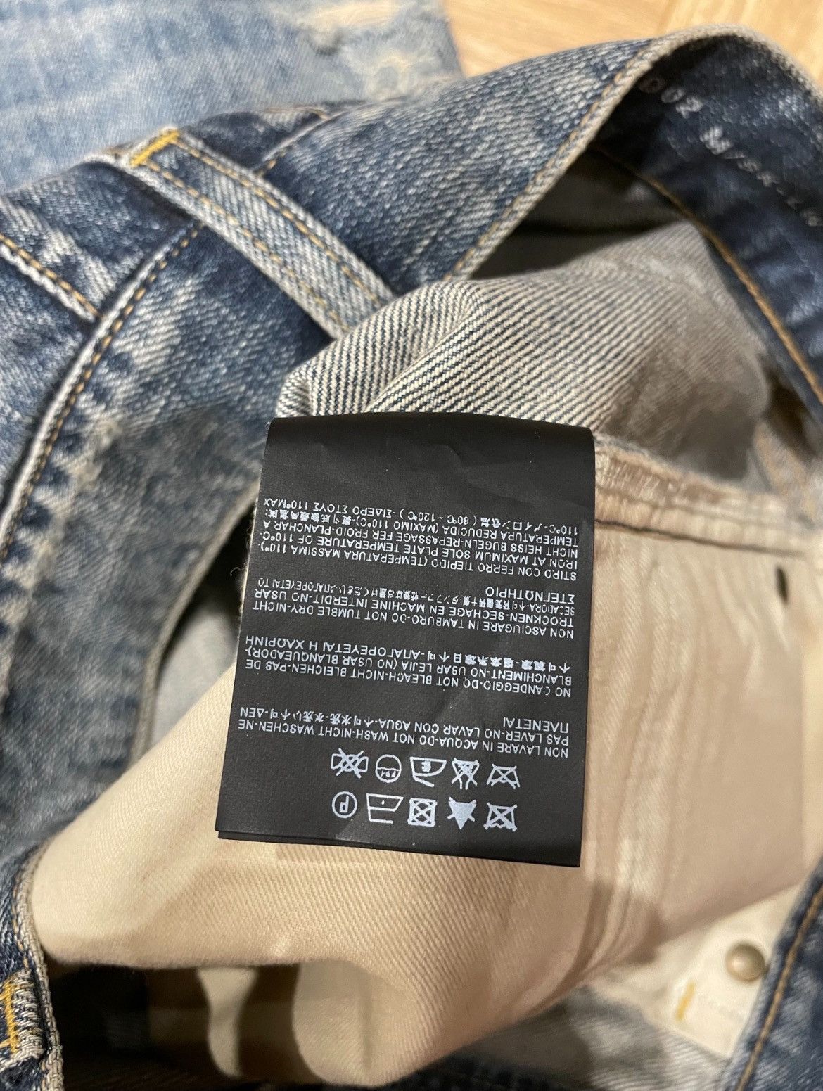 Hedi Slimane × Saint Laurent Paris 13FW D02 Little Crash Jeans sz31 & 32 Size US 32 / EU 48 - 6 Thumbnail