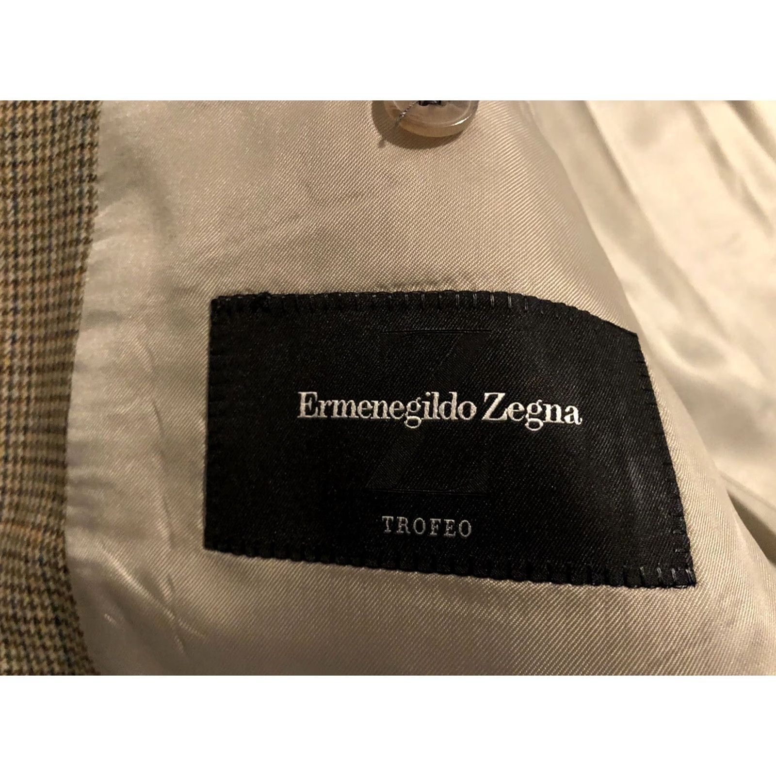Ermenegildo Zegna Ermenegildo Zegna Blazer Wool Brown 42R Mens Blazer 42R Regular Wool Button Up jacket Coat Trofeo FLAWED Size 42R - 3 Thumbnail