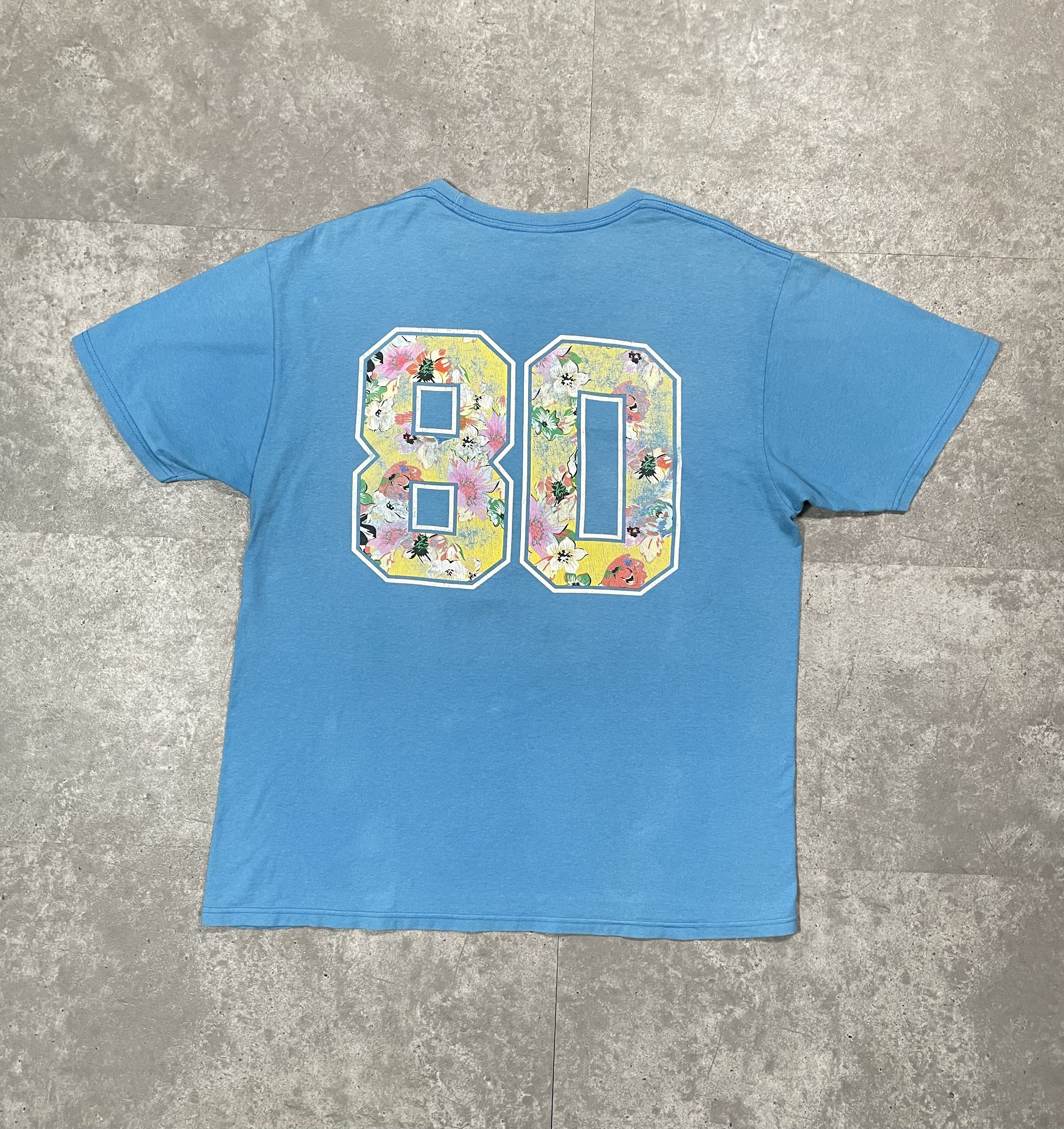 Stussy 00s Stussy 80 Flower Graphic Tshirt Tee y2k style Size US L / EU 52-54 / 3 - 3 Thumbnail