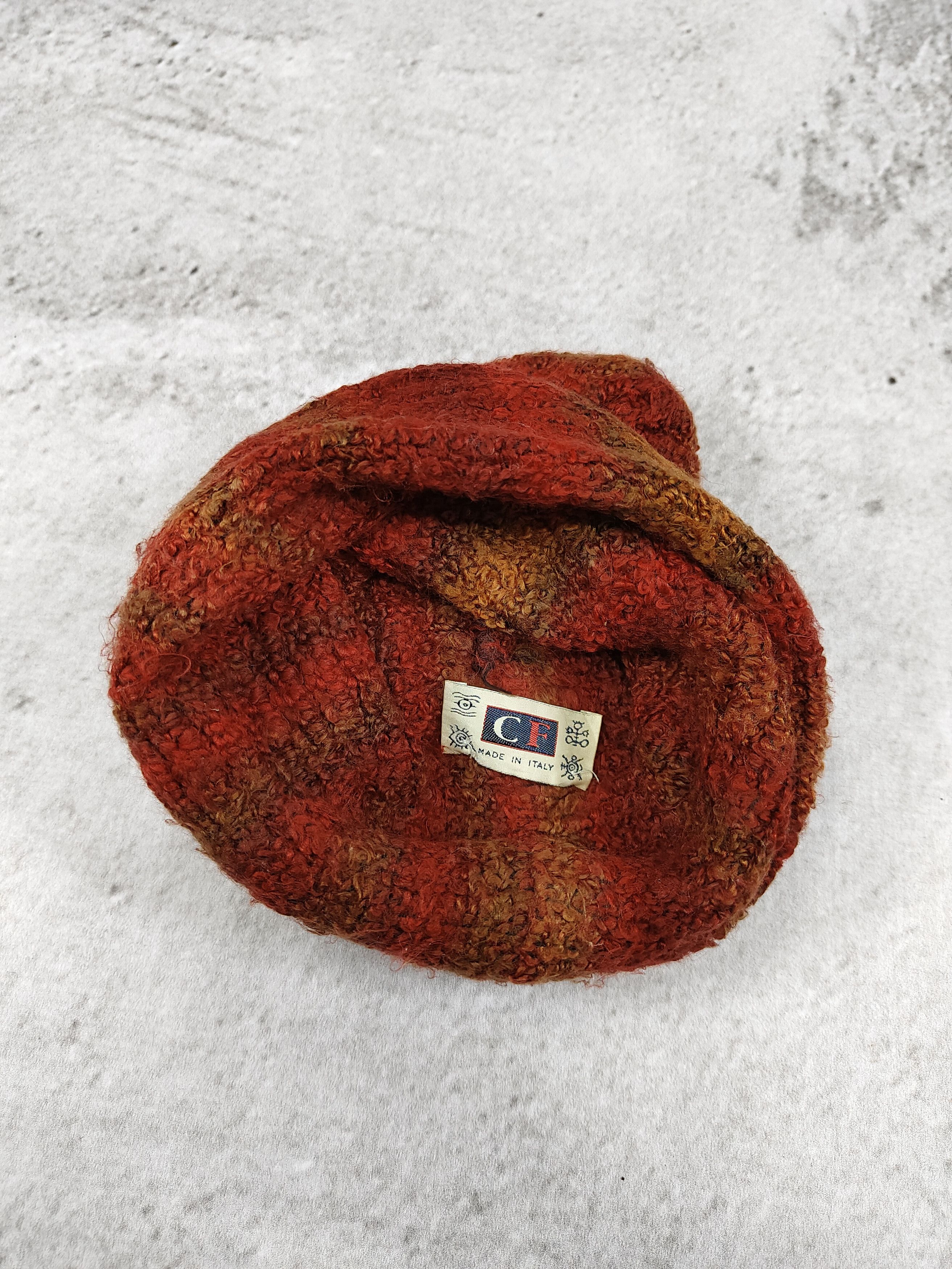 Vintage 90s CF 🇮🇹Minimalist Classic European Streetwear Beanie Hat Size ONE SIZE - 5 Thumbnail