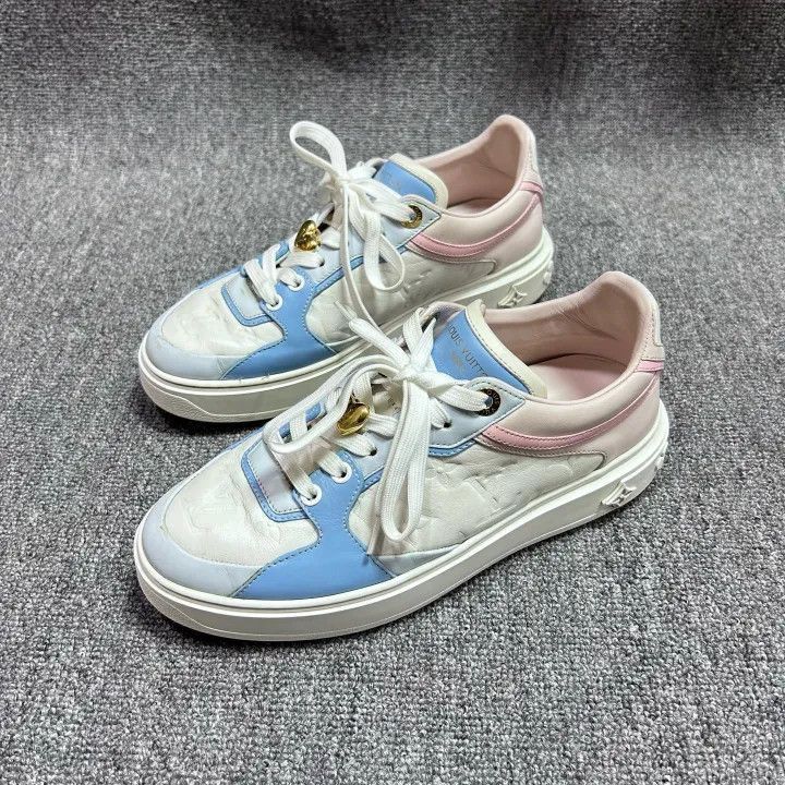 Louis Vuitton Louis Vuitton Time Out Fashion Low-Top Sneakers -2508 Size US 7 / IT 37 - 1 Thumbnail