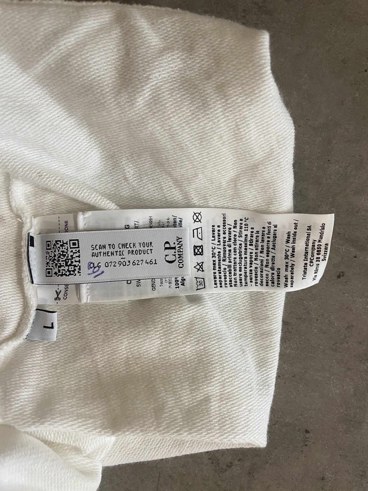 C.P. Company × Massimo Osti CP Company cotton hoodie Size US L / EU 52-54 / 3 - 14 Thumbnail
