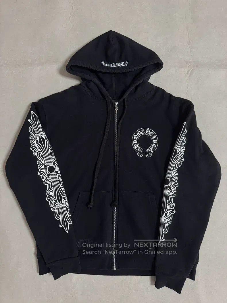 Chrome Hearts CHROME HEARTS Size M Black horseshoe arm sweater Size US M / EU 48-50 / 2 - 1 Thumbnail