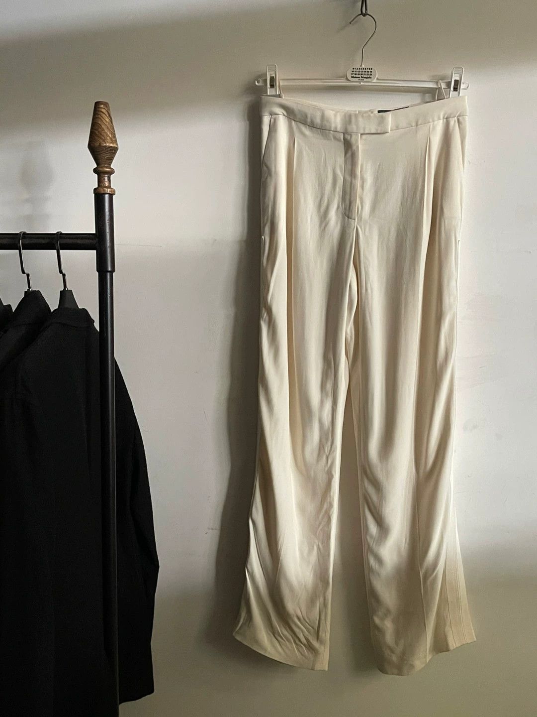 McQ Alexander McQueen Alexander McQueen Acetate Drape Trousers Size US 26 / EU 42 - 1 Thumbnail