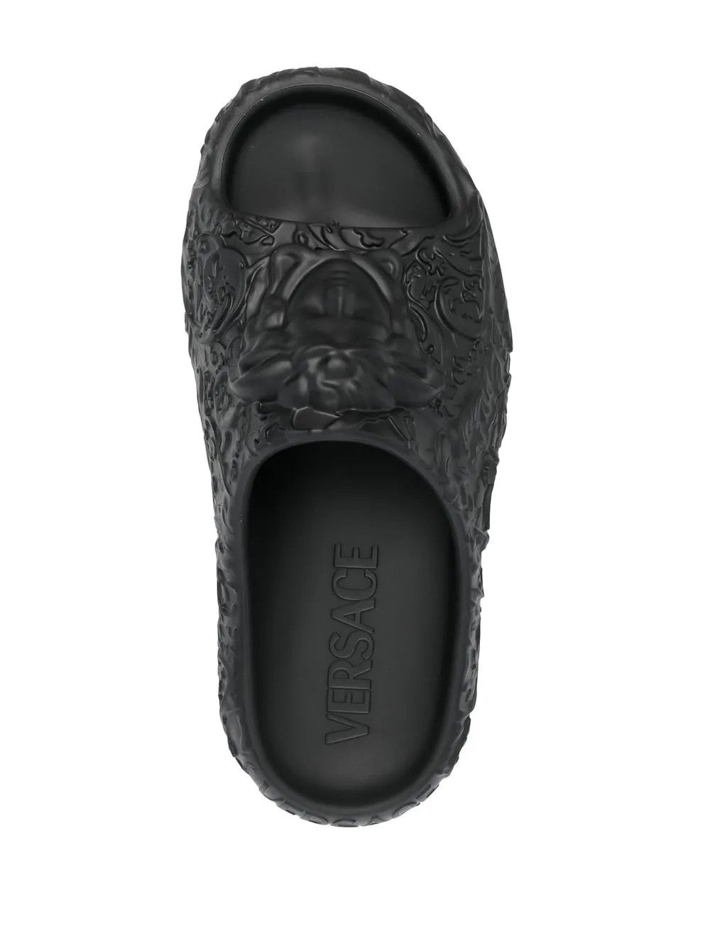 Versace o1y0226 Rubber Slippers in Black Size US 5 / IT 35 - 4 Thumbnail