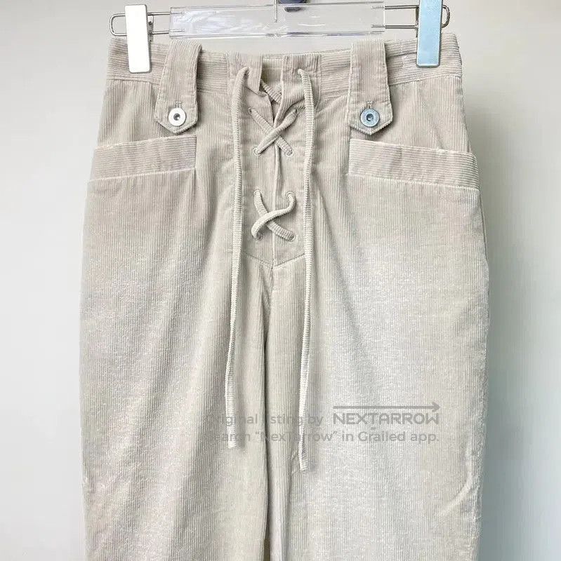 Miu Miu Miu Miu Casual Pants in Light Brown Cotton . Size 23" - 3 Thumbnail