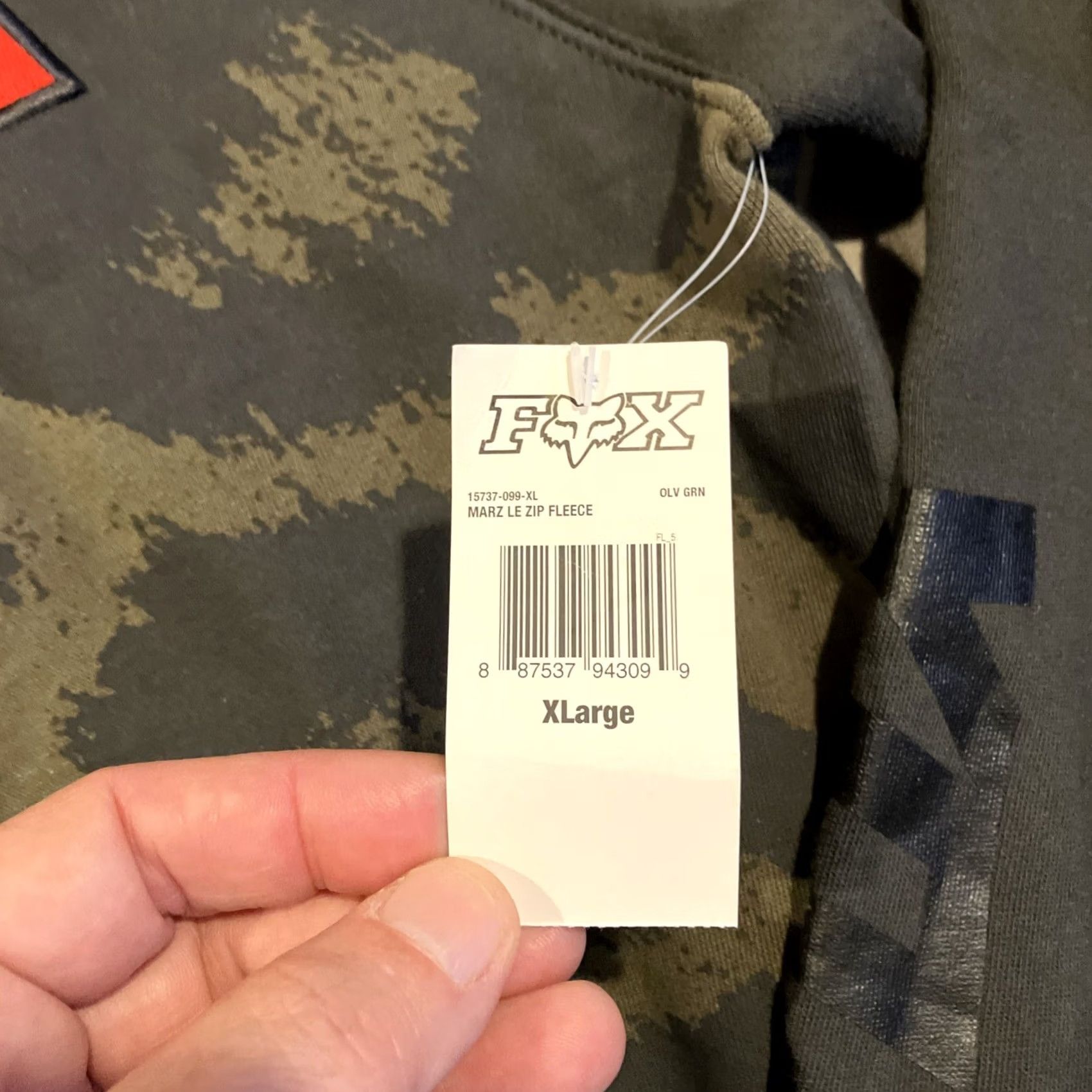 Fox Racing NWT Fox Racing Moto-X Full Zip Sweatshirt Marz Le Zip Fleece Size XL Multicolor Logo Pockets Graphic Print Racing Mens Sweatshirt Zip Fleece Size US XL / EU 56 / 4 - 2 Thumbnail